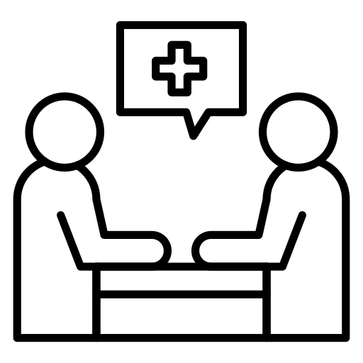 Ícone de olhar clínico